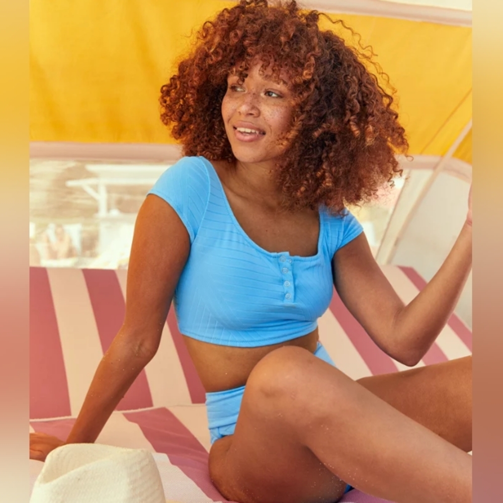 Aerie Bikini in Light Blue